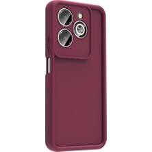 Teknosepetim Infinix Hot 40I ile Uyumlu Kamera Korumalı Silikon Kılıf Ince Silikon Kılıf