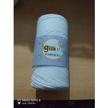 Giza Makrume Çanta Ipi 1 Adet Beyaz Renk : 001 (200 gr )