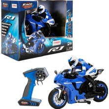 PopŞeker Yamaha R1 Işıklı Uzaktan Kumandalı Motosiklet 1:16 - Rc Yarış Motoru
