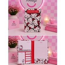 Hello Kitty Sert Kapak Not Defteri