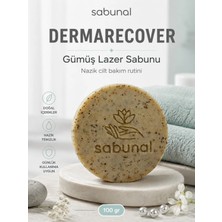 Sabunal DERMARECOVER Gümüş Lazer Sabunu - Hassas Ciltler İçin Nazik ve Konforlu Doğal Günlük Bakım 100 gr