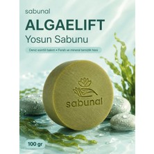 Sabunal ALGAELIFT Yosun Sabunu - Sıkı ve Canlı Görünüm İçin Doğal Yosunlu Duş ve Vücut Bakım Sabunu 100 gr