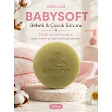 Sabunal BABYSOFT Bebek ve Çocuk Sabunu - Bebek, Çocuk ve Hassas Ciltler İçin Nazik Temizlik Sabunu 100 gr