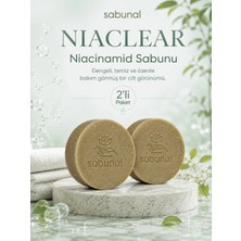 Sabunal NIACLEAR Niacinamide Sabunu 2 ADET - Gözenek, Denge, Pürüzsüz ve Aydınlık Cilt İçin Doğal Bakım