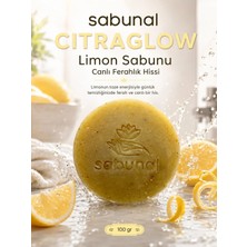 Sabunal CITRAGLOW Limon Sabunu - Canlı, Ferah ve Aydınlık Cilt İçin Günlük Yüz ve Vücut Bakım Sabunu 100 gr