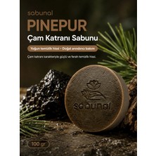 Sabunal PINEPUR Çam Katranı Sabunu - Saç Derisi, Yağlı Cilt ve Yoğun Arındırıcı Doğal Katran Bakımı 100 gr