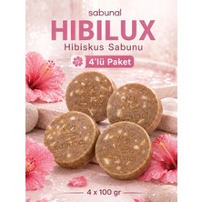 Sabunal HIBILUX Hibiskus Sabunu 4 ADET - Canlı, Işıltılı ve Taze Cilt Görünümü İçin Özel Doğal Bakım Sabunu