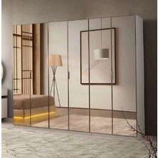 Aydınev Amozon Mdf Modüler 6 Kapılı Dolap (2+2+2)