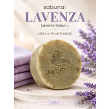 Sabunal LAVENZA Lavanta Sabunu - Lavanta Kokulu Rahatlatıcı Günlük Cilt Bakım Sabunu 100 gr