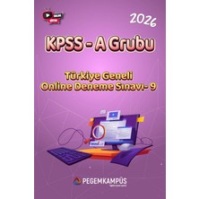 Pegem Kampüs 2026 KPSS A Grubu Türkiye Geneli Online Deneme Sınavı-9