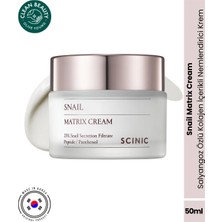 Scinic Snail Matrix Cream Salyangoz Özlü Kolajen Içerikli Nemlendirici Krem 50ML