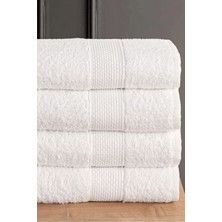 Güvenal Blanc 4'lü 50X90CM El Yüz & Saç Havlusu Seti | Havlu | El Havlusu | Banyo Havlusu I Çeyiz Havlusu