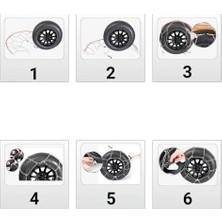 Drs Tuning Oto Lastik Kar Zinciri 205/50/R15 x Tipi Binek Suv Takmatik Kolay Montaj