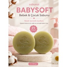 Sabunal BABYSOFT Bebek ve Çocuk Sabunu 2 ADET - Bebek, Çocuk ve Hassas Ciltler İçin Nazik Temizlik Sabunu