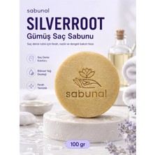 Sabunal SILVERROOT Gümüş Saç Sabunu - Saç ve Saç Derisi İçin Gümüş Suyu İçerikli Bakım Sabunu 100 gr