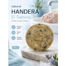 Sabunal HANDERA El Sabunu - Günlük El Temizliği ve Aile Hijyeni İçin Doğal Katı El Temizlik Sabunu 100 gr