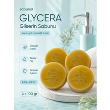 Sabunal GLYCERA Gliserin Sabunu 4 Adet - Yoğun Nem Hissi İçin Gliserinli Doğal Bakım Sabunu