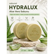 Sabunal HYDRALUX Aloe Vera Sabunu 2 Adet - Kuru ve Hassas Ciltler İçin Nem Destekli Doğal Bakım Sabunu