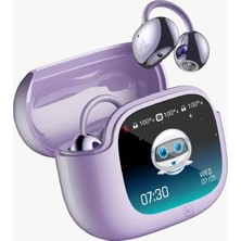 LinkTech TW50 Premium Açık Kulak Klipsli Dokunmatik Ekranlı Ai Dil Çeviri Özellikli Tws Bluetooth Kulaklık