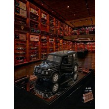 Oyuncak Sahili Mercedes Benz G500 V8 Kasa Model Jip 11.5cm Dıecast Koleksiyon Orjnal Metal Araba Kapıları Açılır Metalic Black G65 Model