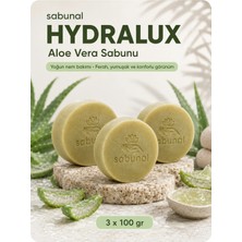 Sabunal HYDRALUX Aloe Vera Sabunu 3 Adet - Kuru ve Hassas Ciltler İçin Nem Destekli Doğal Bakım Sabunu