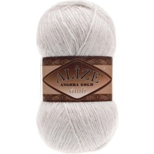 Alize Angora Gold Simli Kemik Rengi 5 Adet Colar : 599