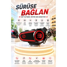 Mo Dou A30 Motosiklet Kask Interkomu Bluetooth 5.3 | Hi-Fi Ses | 300M Haberleşme | Uzun Pil Ömrü