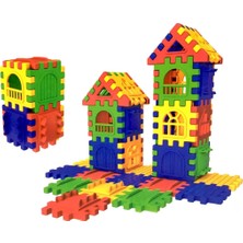 Freedom Storee Puzzle City 3D Yapı ve Tasarım Blokları 64 Parça