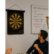 Astraltech Aile ve Arkadaş Oyunları Için Manyetik Dart Tahtası 6 Ok Dahil