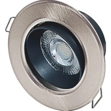 AyrStore Buğz 1 Adet Cata Ct 5252 Akik Satin Kasa 7W Sıva Altı LED Spot Beyaz Işık 6400K