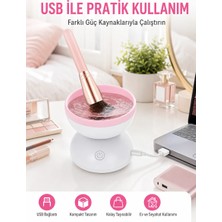 Astraltech Taşınabilir Elektrikli Makyaj Fırçası Temizleme ve Kurutma I Yeni Nesil