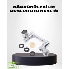 Eco Lounge 1080° Dönebilen Musluk Ucu – Su Tasarruflu, Esnek ve 360° Çift Eksenli Başlık