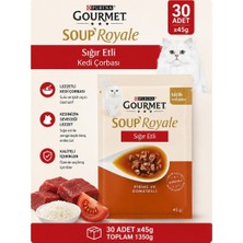 Gourmet Gold Soup Royale Sığır Etli Kedi Çorbası 30X45 gr