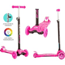 Eco Lounge Maxi Twist Işıklı Scooter Pembe - 82244