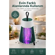 Eco Lounge Mor Işıklı Taşınabilir Sineksavar Lamba Tek Tuşlu Koruyucu Gövdeli Kullanışlı Cihaz