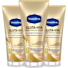 Vaseline Gluta Hya Serum Etkili Uv Losyon Leke Karşıtı ve Aydınlatıcı 200 ml X3