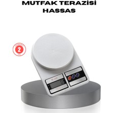 Astraltech Hassas Dijital Mutfak Tartısı – 1g Doğruluk, LCD Ekran, Otomatik Kapanma