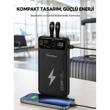 Astraltech Powerbank Dahili Ekranlı 10000 Mah Çift Kablolu Yeni Nesil