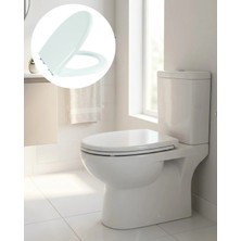 Astraltech Standart Klozet Kapağı Universal Uyumlu Kolay Temizlik Kaydırmaz Taban Tasarım