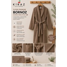 Kiraz Havlu Bornoz %100 Pamuk Yumuşak Dokulu Bornoz
