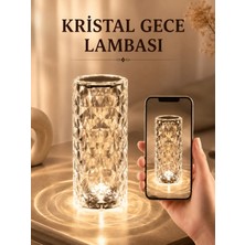 Astraltech Kristal Dokunmatik ve Kumandalı Masa ve Gece Lambası