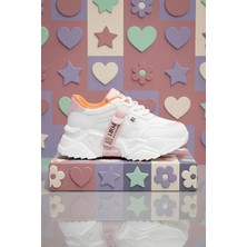 Dark Seer Kids Ds 2051 Beyaz Pudra Çocuk Sneaker Günlük Spor Ayakkabı