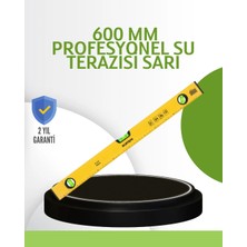 Astraltech Hassas Ölçüm Sağlayan 600 mm Sarı Su Terazisi