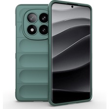 Spia Xiaomi Redmi Note 14 Pro Plus Kılıf Kamera Korumalı Esnek Silikon Parmak Şeritli Spıa