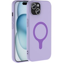 Spia iPhone 15 Kılıf Pastel Renkli Magsafe Kamera Yükseltili Silikon Spıa