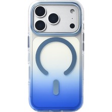 Spia iPhone 17 Pro Kılıf Renk Geçişli Magsafe Kamera Yükseltili Silikon Spıa