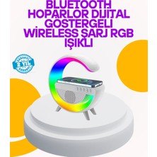 Astraltech Renkli Işıklı 15W Kablosuz Şarjlı Masa Lambası