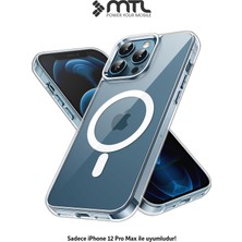 iPhone 12 Pro Max Uyumlu Şeffaf Magsafe Kılıf Mtl Safe