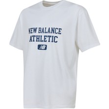 New Balance MNT3610 Beyaz Erkek Tişört