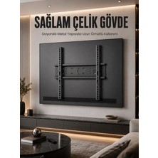 Astraltech Büyük Ekran Tv Duvar Askısı 50-95 Inç Dayanıklı Sabit Askı Aparatı Kolay Kurulum